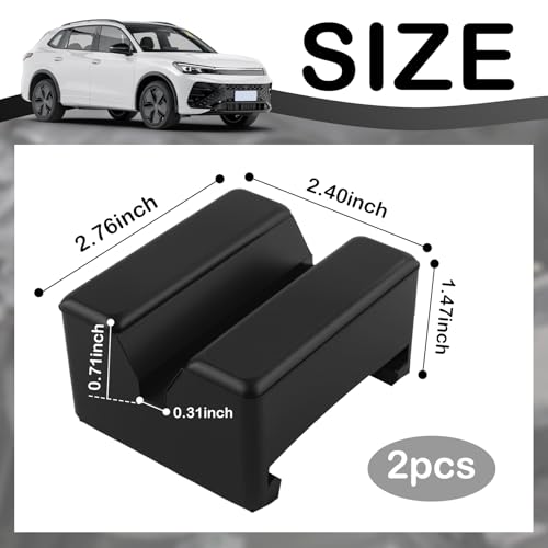 2PCS Rubber Jack Stand Pads for 2-3 Ton,Anti-Slip Heavy Duty Pinch Weld Jack Pad for Providing Cushioning Protection,Professional Pinch Weld Jacks Adapter Car Accessories