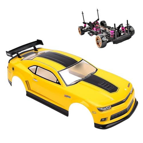 YOUTHINK RC Car Body Shell, 1/10 Scale PVC Model Car Body with Clear Pattern Design for 26cm Wheelbase Remote Control Racing