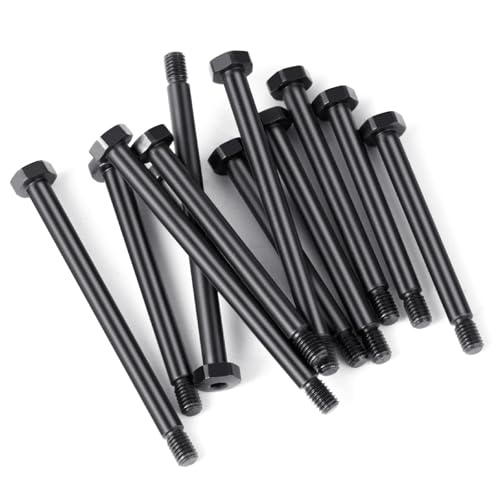 Steel Hinge-pin for Tra-xxas 1/16 Mini Maxx XRT 4WD RTR Brushless | Monster Truck Upgrades Front & Rear Suspension Pins Lock Nut