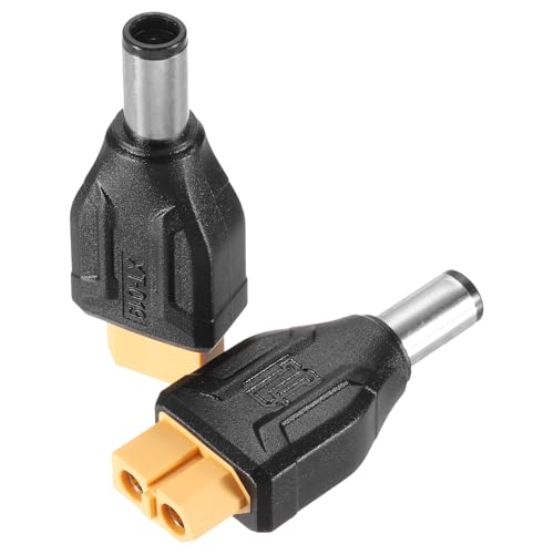 MECCANIXITY 2 Pack XT60 Adapter, XT60 Female to DC7406 Male 7.4 x 0.6mm Wireless Adapter, XT60 Connectors Wireless for Laptop Power Supply - style: XT60 Female to DC7406 Male