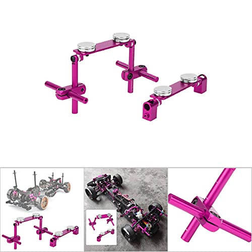 Yosoo Health Gear RC Magnetic Body Shell Mount, RC Car Body Mount Kit, Lightweight Aluminum Alloy Magnet Invisible Body Shell Posts Mount Kit for HSP 1/10 RC Racing Car ()