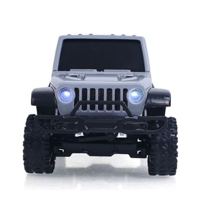 RTR 1/36 Radio Control Crawler 3601A 4X4 RC Off Road Car Model Light System Battery Mini Vehicle Model Gift Collection Hobby Grade Model for 14+ Ages - color: 3601a-grey