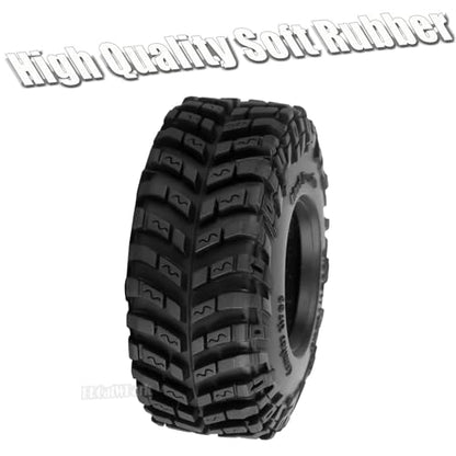 RC 1.3 Soft Silicone Rubber Wheel Tires for 1/18 TRX4M/Ascent-18/FMS 1/24 SCX24 RC Crawler,1.3" Soft Mud Terrain/Rock Crawling/Swamp Claw Mud Terrain/Road RC Tires 4Pcs,Style (E) - style: 4Pcs 1.3 Rubber Wheel - (E)