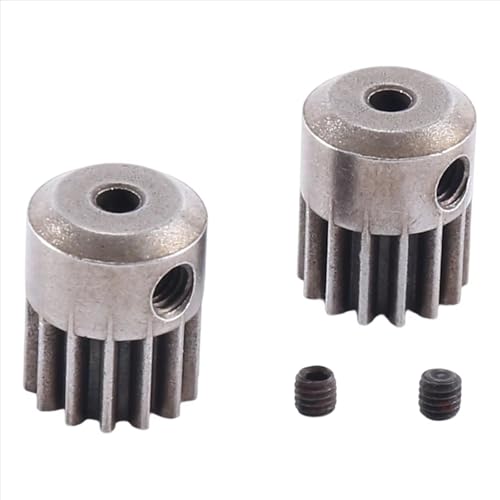 Compatible with MJX for Hyper Go 16207 16208 16209 H16P 1/16 RC Car Spare Parts 2Pcs Motor Gear Pinion Gear 16392 RC Assortment