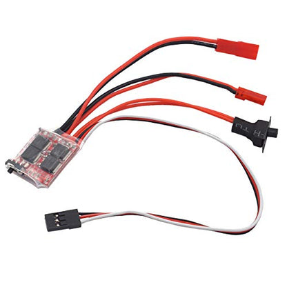 RC 30A Brushed ESC Motor Electric Speed Controller 4~8v with Brake for 1/16 1/18 1/24 RC Car Boat Tank