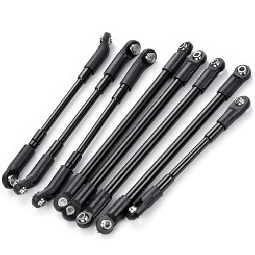 8PCS Aluminum Alloy Link Rod Linkage Wheelbase | Upgrade Parts, For 1/10 D90, RC Crawler Car Whole Car