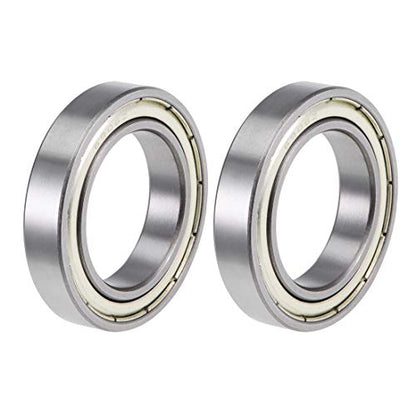 uxcell 6906ZZ Deep Groove Ball Bearings Z2 30mm X 47mm X 9mm Double Shielded Carbon Steel 2pcs - size: 30mmx47mmx9mm