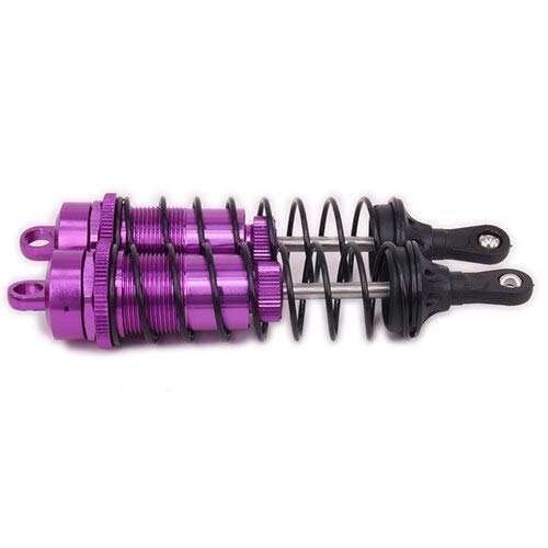 Replacement Part For Oil Adjustable Style 122mm Long Aluminum Shock Absorber Damper For Rc Car 1/8 Buggy Truck Hop-Up Parts - (Color: Purple) - color: Purple