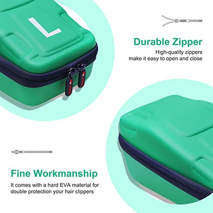 XANAD Hard Case for Nintendo Switch Mario Kart Live: Home Circuit Mario Set Luigi Set- Green Storage Bag - color: Green