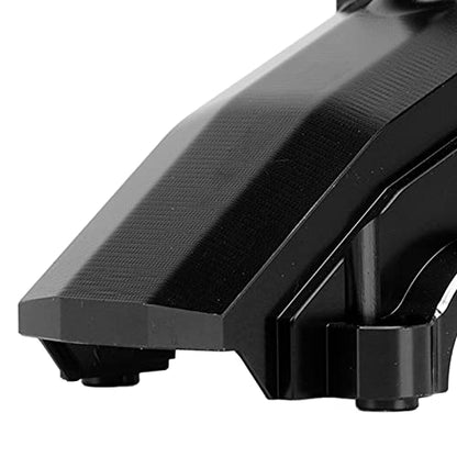 TUORE Front Rear Differential Cover, 2pcs Replacement Light Weight High Strength Aluminum Alloy RC Car Gearbox Housing for RC Car (Black)