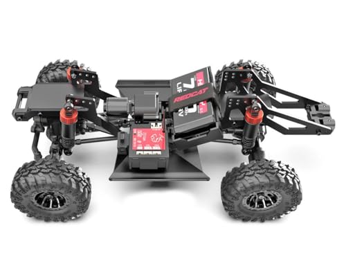 Redcat Racing Ascent-18 Scout II Brushless, 1/18 Scale RC Crawler, Metal Chassis, Gold Dust, International Scout II Body