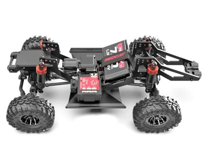 Redcat Racing Ascent-18 Scout II Brushless, 1/18 Scale RC Crawler, Metal Chassis, Gold Dust, International Scout II Body