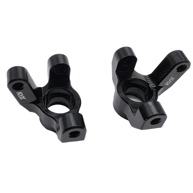 KYX Racing Aluminum Front Steering Knuckle Upgrades Parts Accessories for 1/18 RC Crawler Car LOSI Mini-B Brushed Mini-T Buggy