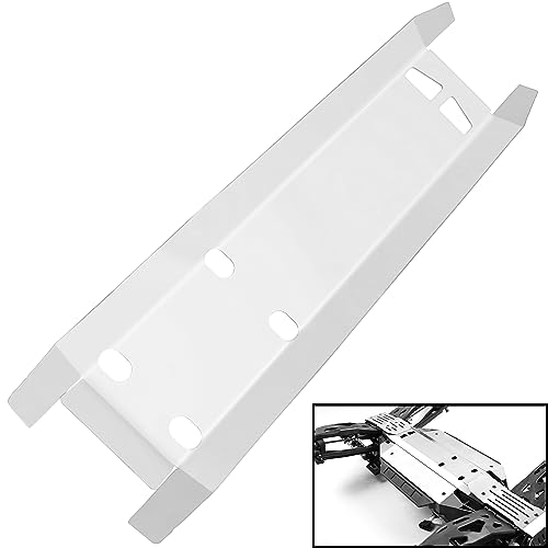 ShareGoo Stainless Steel RC Skid Plate,RC Chassis Armor Protection Front Rear Guard Plate Upgrade Parts Compatible with Traxxas XRT 1/6 78086-4 RC Car Upgrade Parts