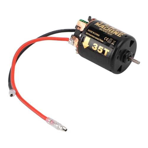 RC Car Brushed Motor 1/10 RC Crawler Car 540 Brushed Motor with Blue Heatsink for Axial Scx10 (35T) - size: 35T