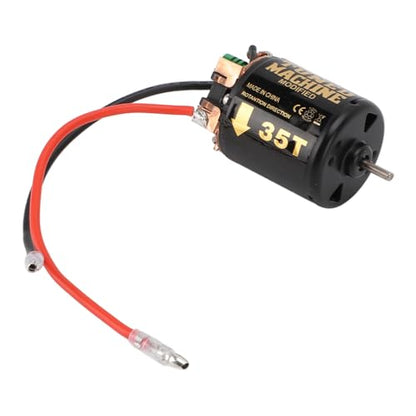 RC Car Brushed Motor 1/10 RC Crawler Car 540 Brushed Motor with Blue Heatsink for Axial Scx10 (35T) - size: 35T