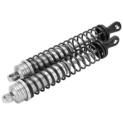 RC, Oil Filled Adjustable Damper with Elastic Spring 144mm for RC Crawlers Off Road Vehicles Trail Rock Crawling Racing - color: Silver