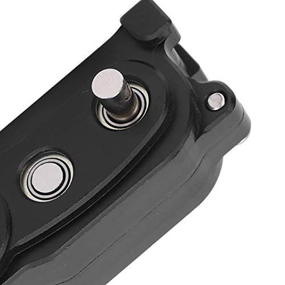 1/10 RC Transfer Case Replacement, Metal Chassis Frame Accessory, CNC Machined Aluminum Alloy Gearbox for 313mm Wheelbase Crawler Car, High Performance Upgrade Part with Anodized S (Black) - color: Black