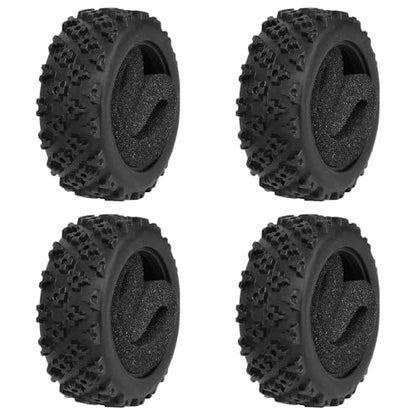 4pcs RC 1/10 On Road Slick Tire Rubber Tyre Fit for 1:10 Touring Drift Car HSP Tamiya HPI Kyosho Flating Car-6539