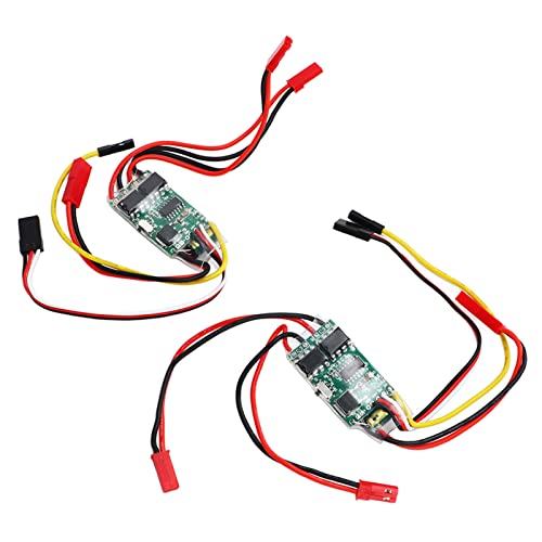 2pcs Brushed ESC Dual Way Bidirectional Speed Controller fit for RC Model Boat 130 180 Motor Electronic Speed Control