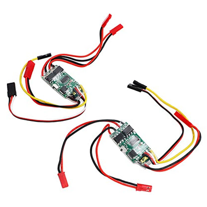 2pcs Brushed ESC Dual Way Bidirectional Speed Controller fit for RC Model Boat 130 180 Motor Electronic Speed Control