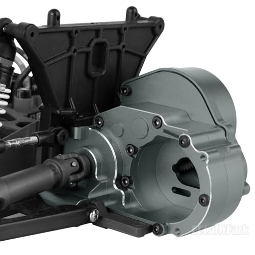 RC Upgrades Part for 1/10 Slash/Rustler/Stampede/Bandit 2WD (VXL) Drag Slash/Bigfoot,Transmission Gearbox & 48P Gear & Slipper Clutch Kit Pressure Plate & Complete Differential,Titanium - color: Titanium - (Upgrades Gearbox)