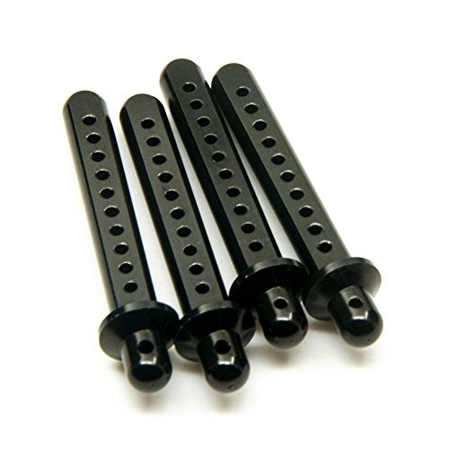 RC Crawler Cars Parts Black Aluminum Body Post Mounts 4PCS for 1:10 SCX10 AXIAL 4WD