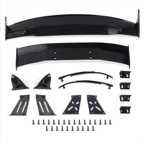 RC Car Accessories Compatible with 1/10 RC for Racing Drift Car 2 Kinds Rear Tail Wing Body Spoiler Wing for Universal Parts Accessories