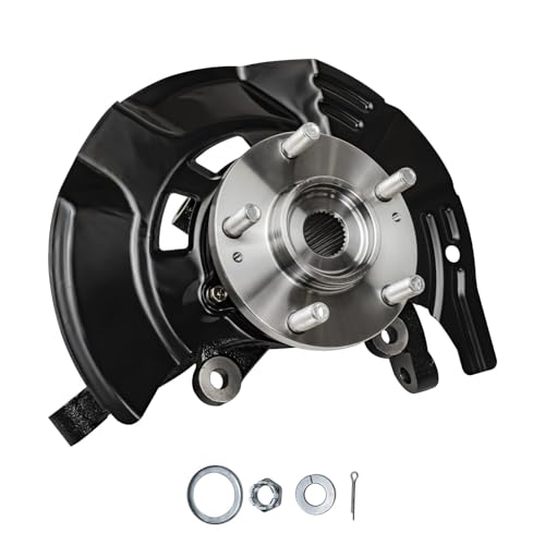Detroit Axle - FWD Front Right Steering Knuckle & Wheel Hub Bearing CV Axle | Replacement for 2011 Hyundai Sonata 2.4L w/Automatic Transmission - size: 2UX47836/Pair