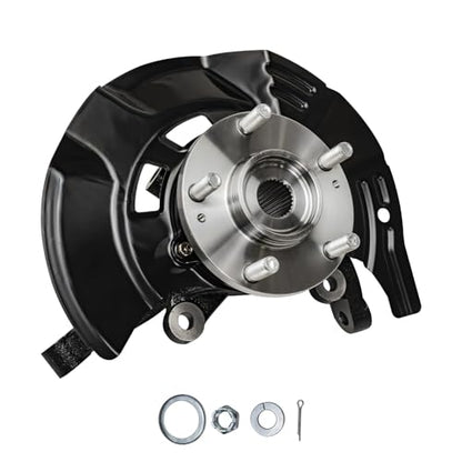 Detroit Axle - FWD Front Right Steering Knuckle & Wheel Hub Bearing CV Axle | Replacement for 2011 Hyundai Sonata 2.4L w/Automatic Transmission - size: 2UX47836/Pair