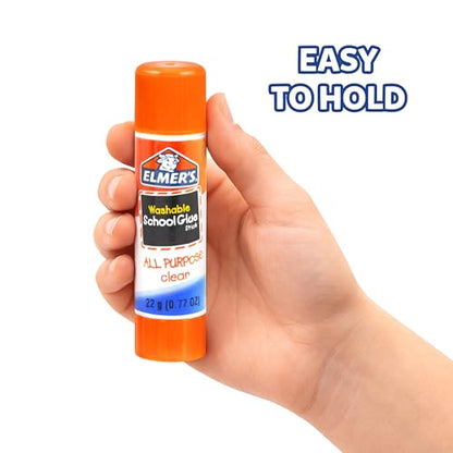 Elmer's All Purpose School Glue Sticks, Washable, 22 Grams, 30 Count - Classroom, Arts & Crafts, #1 Teacher Brand - size: 30 Count, Giant Sticks