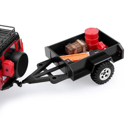 GLOBACT RC Trailer RC Crawler Accessories for 1/18 TRX4M Defender