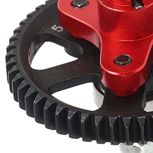 Aluminum Steel Differential Slipper Clutch, Slipper Clutch Assembly, 54T Aluminum Steel Differential Gear Slippers Clutches, for Traxxas Slash, Rustie 4x4 1/10 RC Car (Red) - color: Red