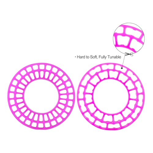 1.0 tire inserts, silicone inserts 1.0 Silicone Rubber Tire Inserts for RC TRX4M SCX24 Fcx24 Ax24 1/18 1/24 RC Crawler Wheels Tire Foam Fill Kit for OD 58-63mm (Pink) - color: Pink