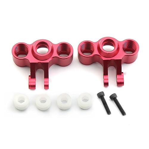 owerhobby Aluminum Steering Knuckles Red for Traxxas 1/6 E-Revo Slash Summit