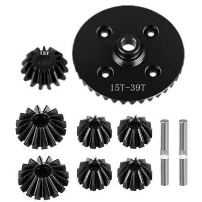 Steel Differential Drive Gear Set Kit for Tamiya TT02 TT02B XV02 | 1/10 On Road Touring Rally Racing Drift Car Upgrade Parts