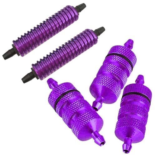 RC Aluminum Nitro Fuel Filter & Aluminum Fuel Tank Air Cooler Fuel Back Pressure Cooling