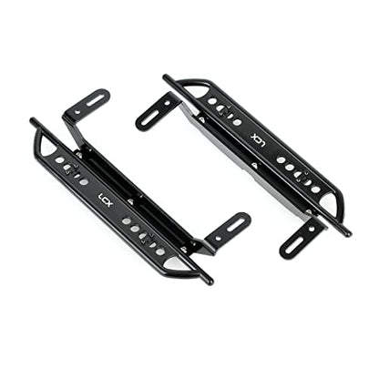 LCX 1/10th RC Crawler Car Aluminum Alloy Rail Steel Side Step Running Board Rock Slider for TRX4 TRX-4, Upgrades Parts Accessories