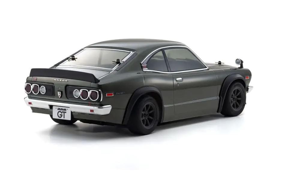 Kyosho America 34428T1 Fazer 1972 Mazda Savanna Rx-3 Mk2 Rally 4WD Green