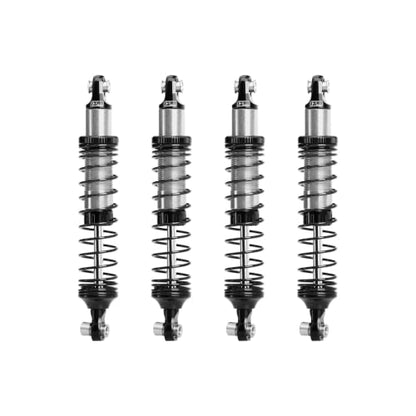 GPM Aluminum 89mm Progressive Spring Shock Set for H10 Optic，Silver | Front & Rear, RC Crawler Upgrade, for VANQUISH H10 Optic, Yokohama Sparco RTR, 1/10 Scale - color: Silver