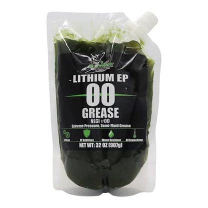 Lithium EP00 Grease, 32 oz EZ Squeeze Pouch (1 pk) | Used for Disc Mowers, Gear Boxes, Auger and Mixer Drives, Cutter Bars, and more, Made in USA - size: EP00 (1)