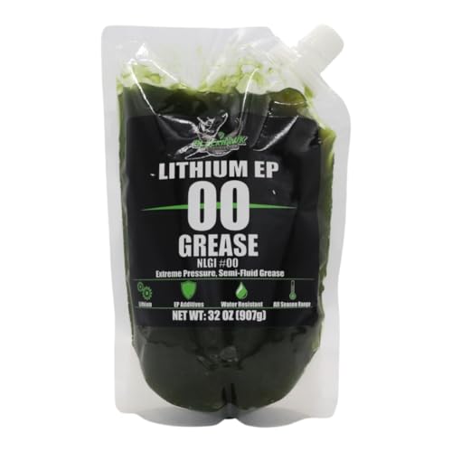 Lithium EP00 Grease, 32 oz EZ Squeeze Pouch (1 pk) | Used for Disc Mowers, Gear Boxes, Auger and Mixer Drives, Cutter Bars, and more, Made in USA - size: EP00 (1)