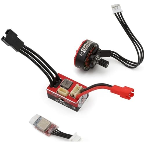 furitek MicroSilk 2025 Brushless Power System with MicroPython and Mini KMD - Remote Control Car, RC Cars, RC Crawler Electronics Combo Upgrade (HELIDIRECT) (REDCAT ASCENT-18 (FUR-2636))