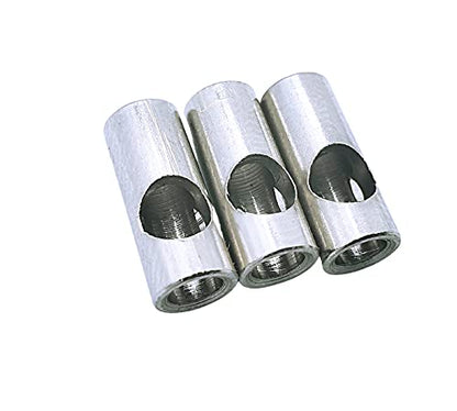 Steel 3.175mm to 5mm Pinion Gear Adapter for 3650 540 550 Pinion Gears | 3.175mm/0.125inch to 5mm/0.196inch Coupler Shaft Motor Pinion Reducer Sleeve Adapter for RC Boat Car Airplane RC Moto