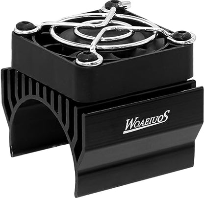 550 Brushed Motor 21T & Heatsink Combo for 1/10 RC Truck Car Traxxas 1/10 Slash Redcat ARRMA AXIAL HSP HPI Wltoys Kyosho HELION - size: 21T Motor&Heatsink Combo