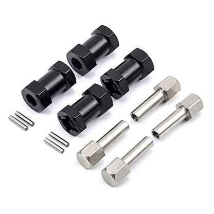 12mm Wheel Hex Hub 20mm Extension Hex Drive Adapter | For 1/10 RC Crawler, SCX10 D90, 4PCS - style: 20mm