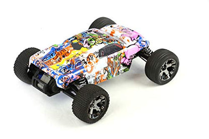 SummitLink Compatible Custom Body Graffiti Pink Pig Style Replacement for 1/10 Scale RC Car or Truck (Truck not Included) R-PIG-01
