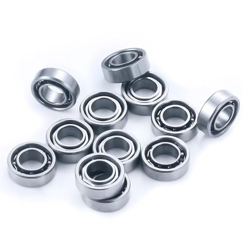 Double Rubber Seal for WPL C14 C24 C34 C44 for MN D90 for MN-90 MN99S rc Car Sealed Bearings Upgrade Parts 12PCS Ball Bearing Set
