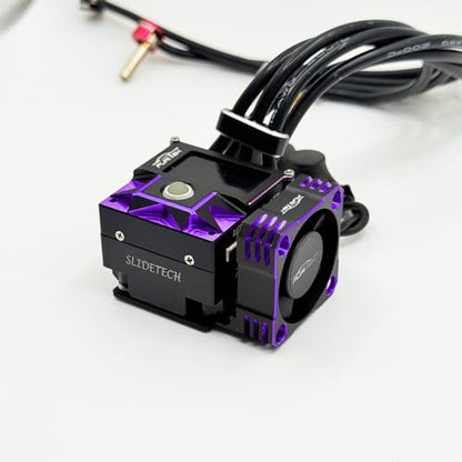 Furitek AeroSpin 30K Aluminum Fan Kit for SlideTech ESC – Remote Control Car, RC Car Electronic Accessory, RC Car ESC Cooling Fan (Black Purple (FUR-2673)) - color: Black Purple (FUR-2673)