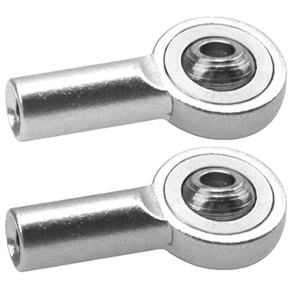 10Pack Vgoohobby Aluminum M2 Link Rod Tie Rod End,M2.0 Ball Joint 15mm Linkage Ball Head Holder Compatible with Tamiya Mini 4WD HSP RC Car Model Boat (Silver) - color: Silver